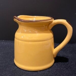 La Dolce Vita Turino Collection Mustard Yellow  Pitcher Vase